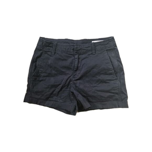 Gap Black 4” Downtown Khaki Shorts NWT Women’s Sz 4 - Picture 2 of 4
